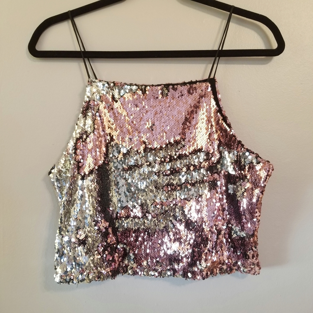 F21 "Mermaid" Color Changing Sequin Cami